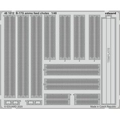 Eduard 1:48 Ammo feed chutes for Boeing B-17G - HKM 