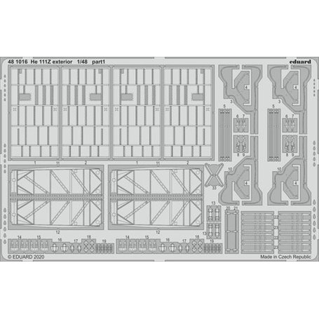 Eduard 1:48 He 111Z exterior