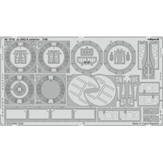 Eduard 1:48 Exterior elements for Junkers Ju-88 G-6 - Dragon 