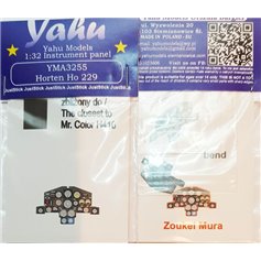 Yahu Models 1:32 Tablica przyrządów do Horten Ho-229 dla Zoukei Mura