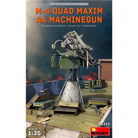 Mini Art 35211 M-4 Quad Maxim AA Machinegun