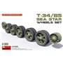 Mini Art 37033 T-34/85 Sea Star wheels set