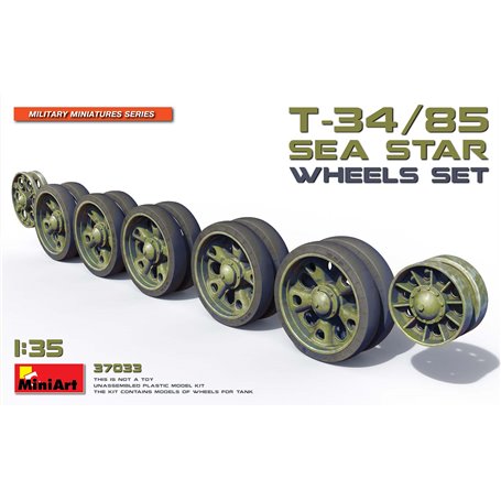 Mini Art 37033 T-34/85 Sea Star wheels set