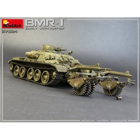 Mini Art 1:35 BMR-1 - EARLY MODEL WITH KMT-5M - MINE CLEANING ARMORED VEHICLE