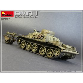 Mini Art 1:35 BMR-1 - EARLY MODEL WITH KMT-5M - MINE CLEANING ARMORED VEHICLE