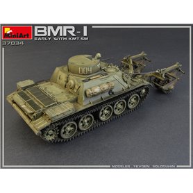 Mini Art 1:35 BMR-1 - EARLY MODEL WITH KMT-5M - MINE CLEANING ARMORED VEHICLE