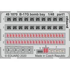 Eduard 1:48 Komora bombowa do Boeing B-17G dla HKM