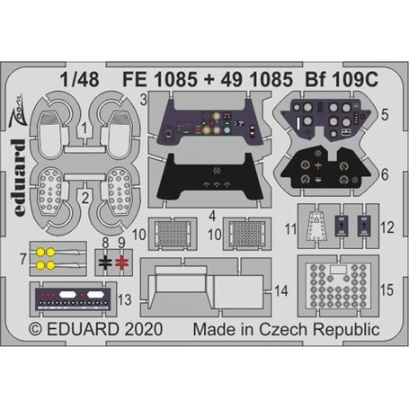 Eduard 1:48 Bf 109C