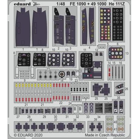 Eduard 1:48 He 111Z nose interior