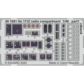Eduard 1:48 He 111Z radio compartment