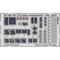 Eduard 1:48 Przedział radiowy do Heinkel He-111Z dla ICM