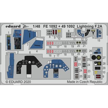 Eduard 1:48 Lightning F.2A