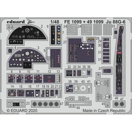 Eduard 1:48 Ju 88G-6 interior