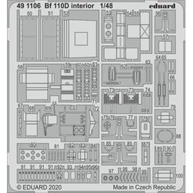 Eduard 1:48 Bf 110D interior