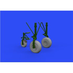 Eduard 1:32 B-24 wheels (8spoke front wheel)