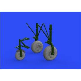 Eduard 1:32 B-24 wheels (9spoke front wheel)