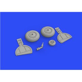 Eduard 1:32 Bf 108 wheels