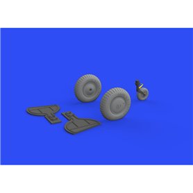 Eduard 1:32 Bf 108 wheels