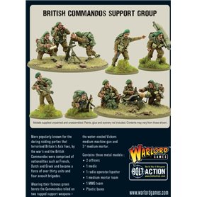 Bolt Action Commandos Support Group (HQ, Mortar & MMG)