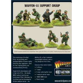 Bolt Action Waffen-SS Support Group (HQ, Mortar & MMG)