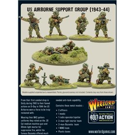 Bolt Action US AIRBORNE SUPPORT GROUP - 1943-1944 - HQ + MORTAR + MMG