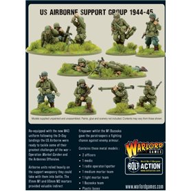 Bolt Action US Airborne Support group (1944-45) (HQ, Mortar & MMG)