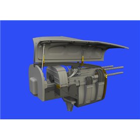 Eduard 1:48 P-38F/G nose gun bay