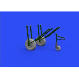 Eduard 1:48 Wczesne koła do Heinkel He-111 dla ICM