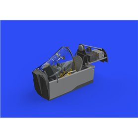Eduard 1:48 P-38G cockpit