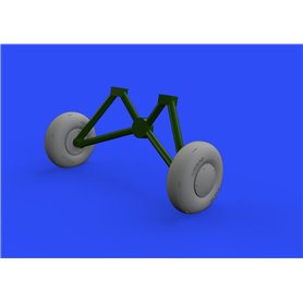 Eduard 1:48 Wheels for Tiger Moth - Airfix 