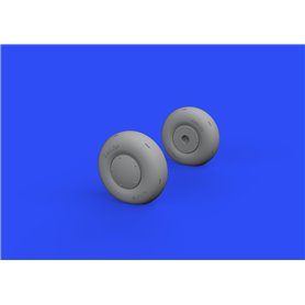 Eduard 1:48 Tiger Moth wheels