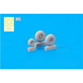 Eduard 1:72 B-26 Marauder wheels