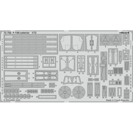 Eduard 1:72 F-14A exterior