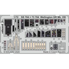 Eduard 1:72 Interior elements for Vickers Wellington GR Mk.VIII - Airfix 