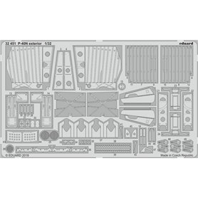 Eduard 1:32 Curtiss P-40N dla Trumpeter - cz.2