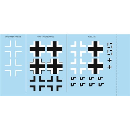 Eduard 1:48 Bf 109G-6 national insignia