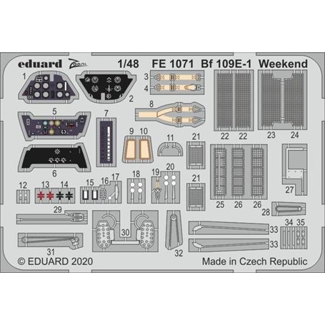 Eduard 1:48 Bf 109E-1 Weekend