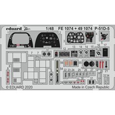 Eduard ZOOM 1:48 North American P-51 D-5 - Airfix 