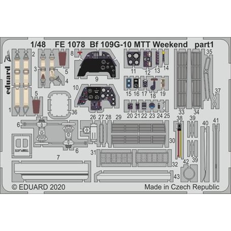 Eduard 1:48 Bf 109G-10 MTT Weekend