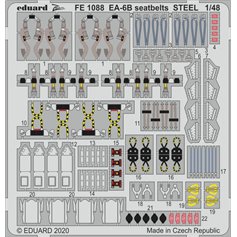 Eduard ZOOM STEEL 1:48 Seatbelts for EA-6B - Kinetic 