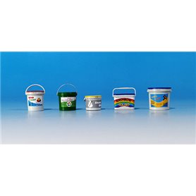 Eureka XXL Zestaw plastikowych pojemników na farby i kleje w skali 1/35. Zestaw składa się z 8 części z żywicy, kalkomanii oraz