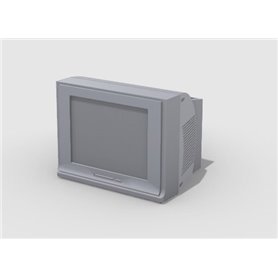 Eureka XXL Telewizor kineskopowy 21 cali . Zestaw składa się z 2 części z żywicy