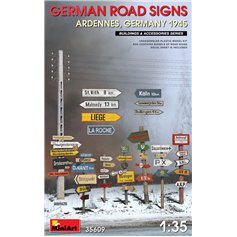 Mini Art 1:35 GERMAN ROAD SIGNS - WWII ARDENNES