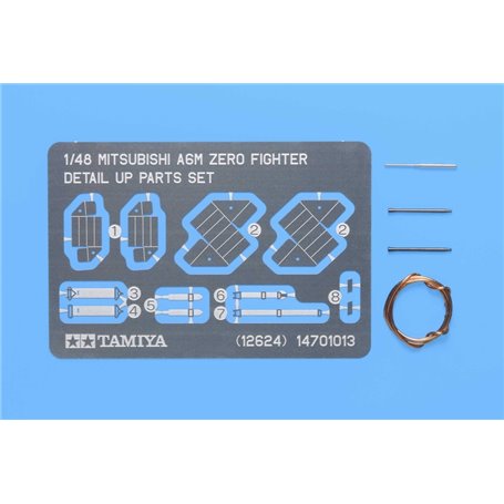 Tamiya 12624 A6M Zero Detail Up Parts Set