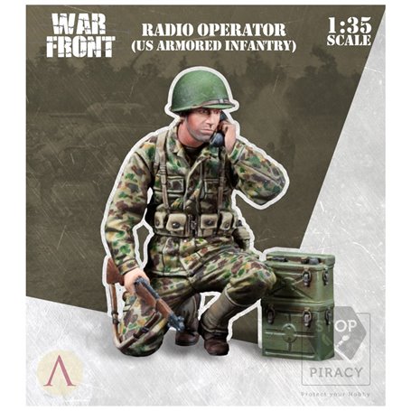 Scale 75 1:35 RADIO OPERATOR US ARMORED INFANTRY