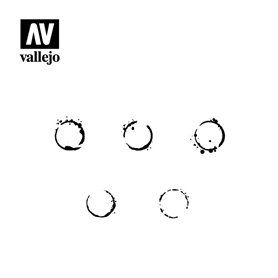 Vallejo ST-AFV002 Drum Oil Markings STENCIL