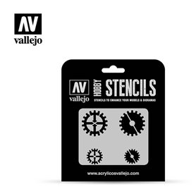 Vallejo ST-SF001 Gear Markings STENCIL