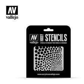 Vallejo ST-SF002 Circle Textures STENCIL