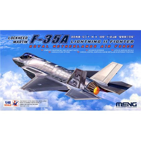 Meng LS-011 Lockheed Martin F-35A Lighting II Fighter Riyal Netherl AirForce