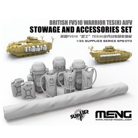 Meng SPS-073 British FV510 Warrior TES(H) AIFV Stowage and Accessories Set ( resin)